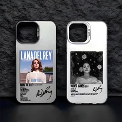 Candy Matte Shockproof Back Cover Phone Case For Singer Lana Del Rey Poster iPhone 16 15 14 13 12 11 Pro Max X XR XSMAX 8 7 Plus