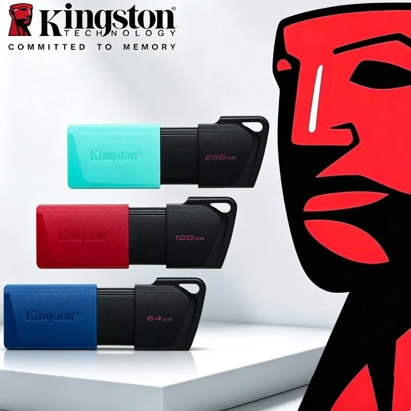 Kingston USB Flash Drive USB 3.2 Gen 1 Pen Drive 64GB 128GB 256GB Flash Disk Mini Key Memory Original Usb Stick3.2 Drives for PC