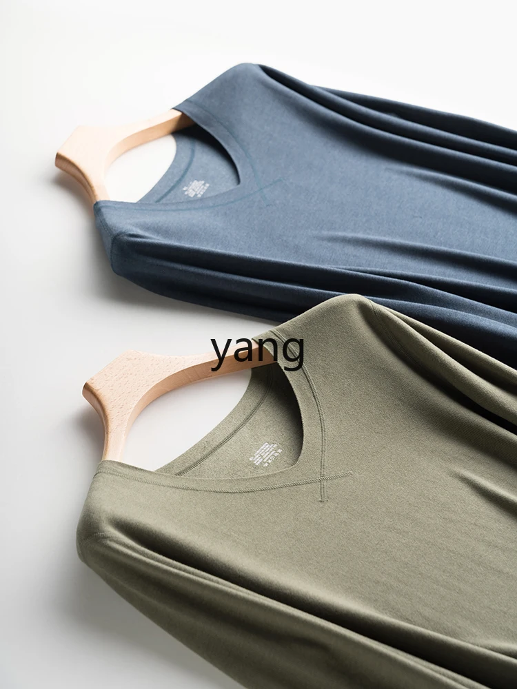 LMM double-sided German velvet seamless thermal underwear set men's velvet and thicker