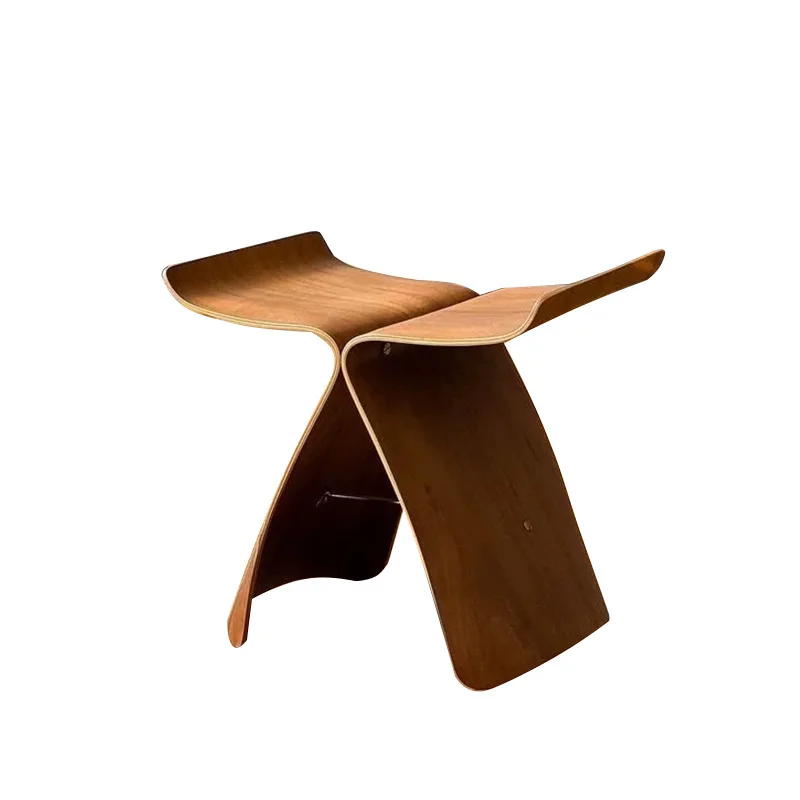 

Датский табурет для пеленания обуви-бабочки, простая индивидуальность, скандинавский декоративный стул, креативный дизайн, практичный