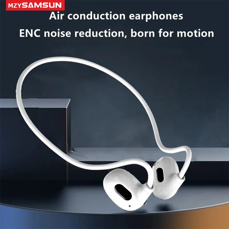 

Sports Neckband Headset Pro Air Bluetooth 5.3 Headphones Air Conduction Wireless Earbuds Stereo Earphones Waterproof For Phone