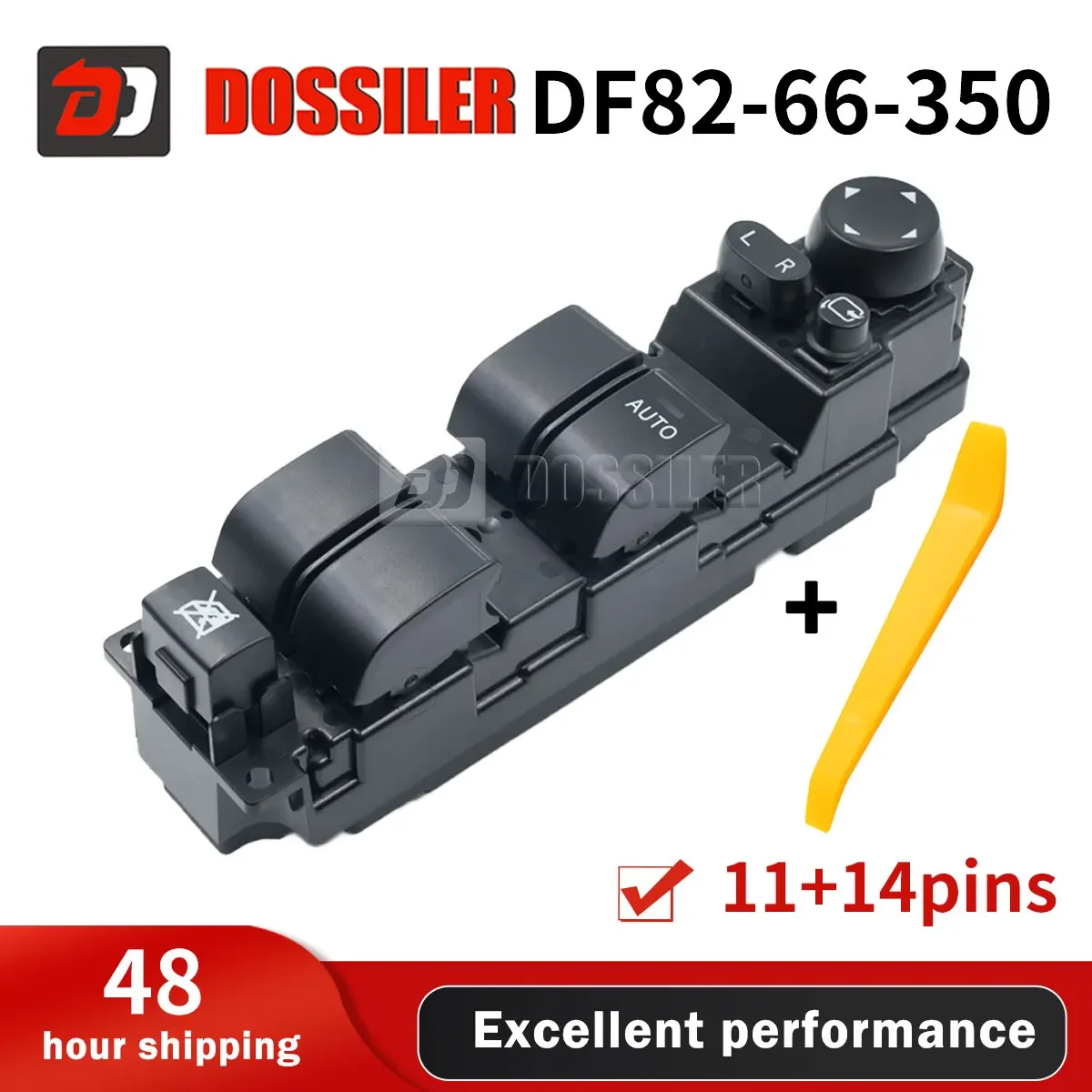 DF82-66-350 DF89-66-350 Dossiler power window switch right hand