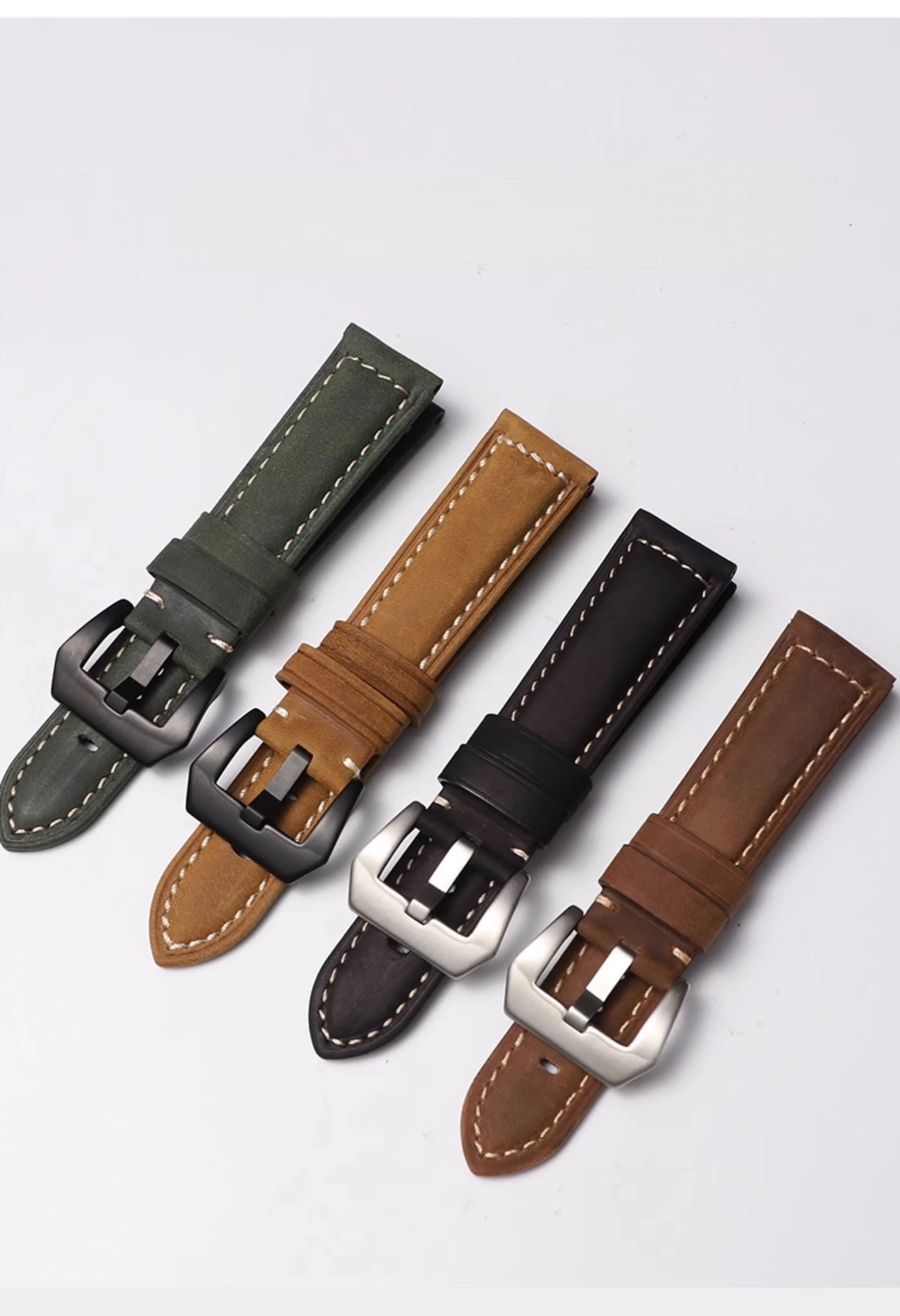 Echtleder-Uhrenarmband für Panerai, kompatibel mit Radiomir-Serie, Luminor-Serie, 22/24/24 mm – Detail 3