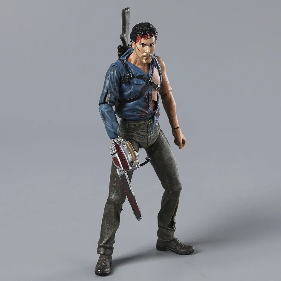 NECA Evil Dead White Variant Box Dead By Dawn Ultimate Ash PVC Figure Action Figurine Collectible Model Toy