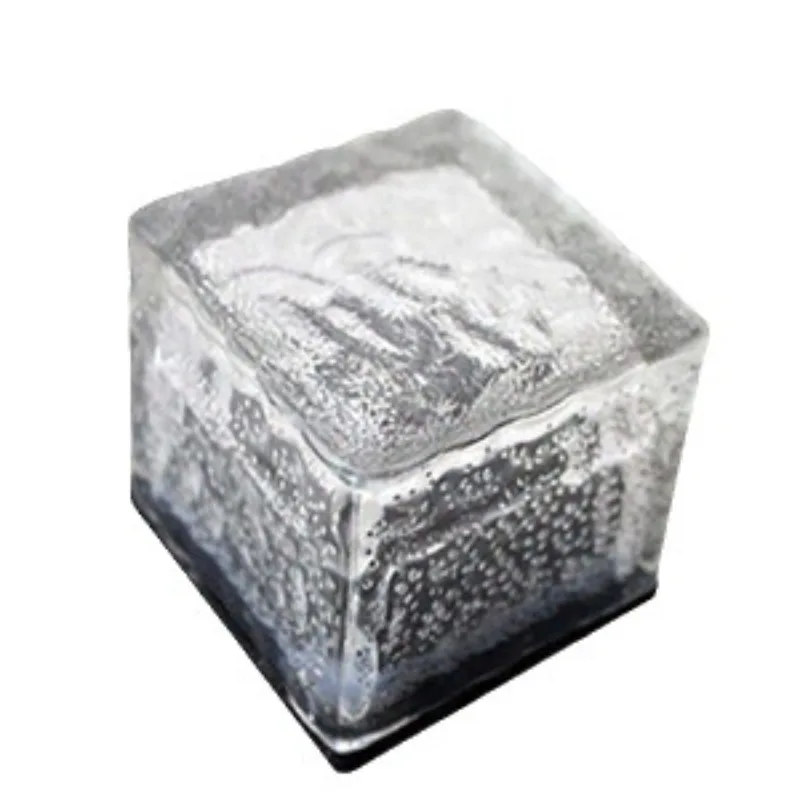 شعبية حار بيع تعمل بالطاقة الشمسية أضواء الطوب الجليد المشهد شرفات حديقة بلاط الأرضيات فناء زينة كريستال قطرة الماء