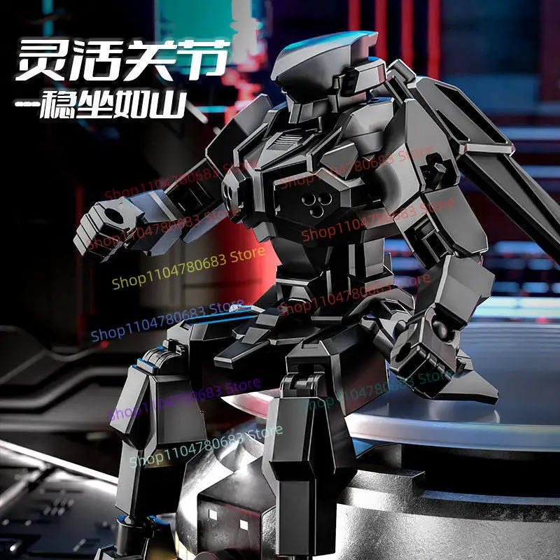 Blocs de construction mobiles multi-articulaires Mecha, impression 3D, Mannequin de chevalier, jouet factice, ornements, cadeaux de jeu à collectionner