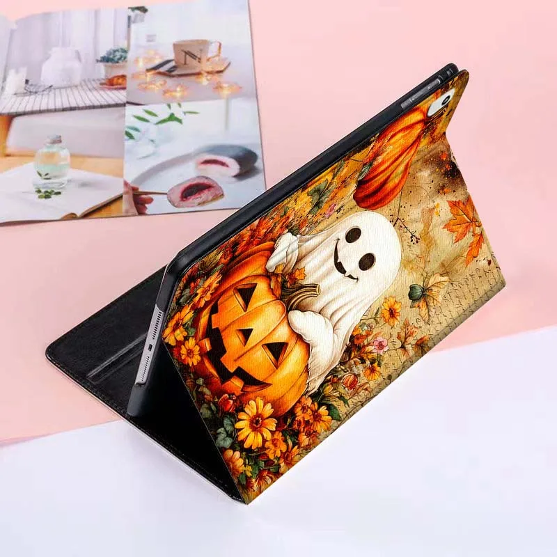 أنماط فنية للهالوين لجهاز iPad Pro Air Mini 1 2 3 4 5 6 7 7th 8th 9th 10th 11th 10.2 9.7 10.5 10.9 11 12.9 حافظة كمبيوتر لوحي #5