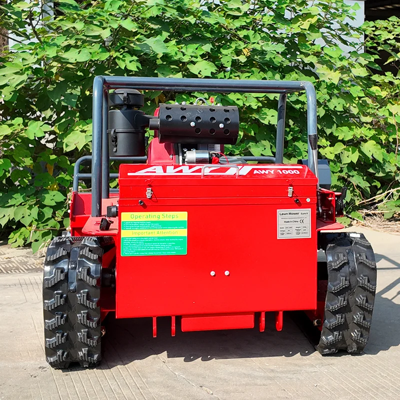 Tosaerba telecomandato con giogo personalizzato Robot da taglio senza fili semovente Macchinari da giardino a giro zero