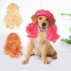 Pet wig sets, dog wigs, cospla props, pet headgear, dog headgear, funny clothes, and shapewear