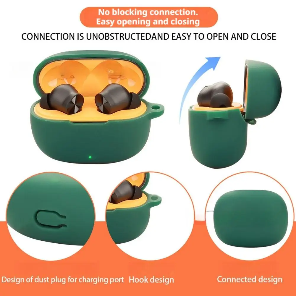 For Realme Buds T200 Lite Headphone Case Bluetooth Soft Silicone Headphone Case