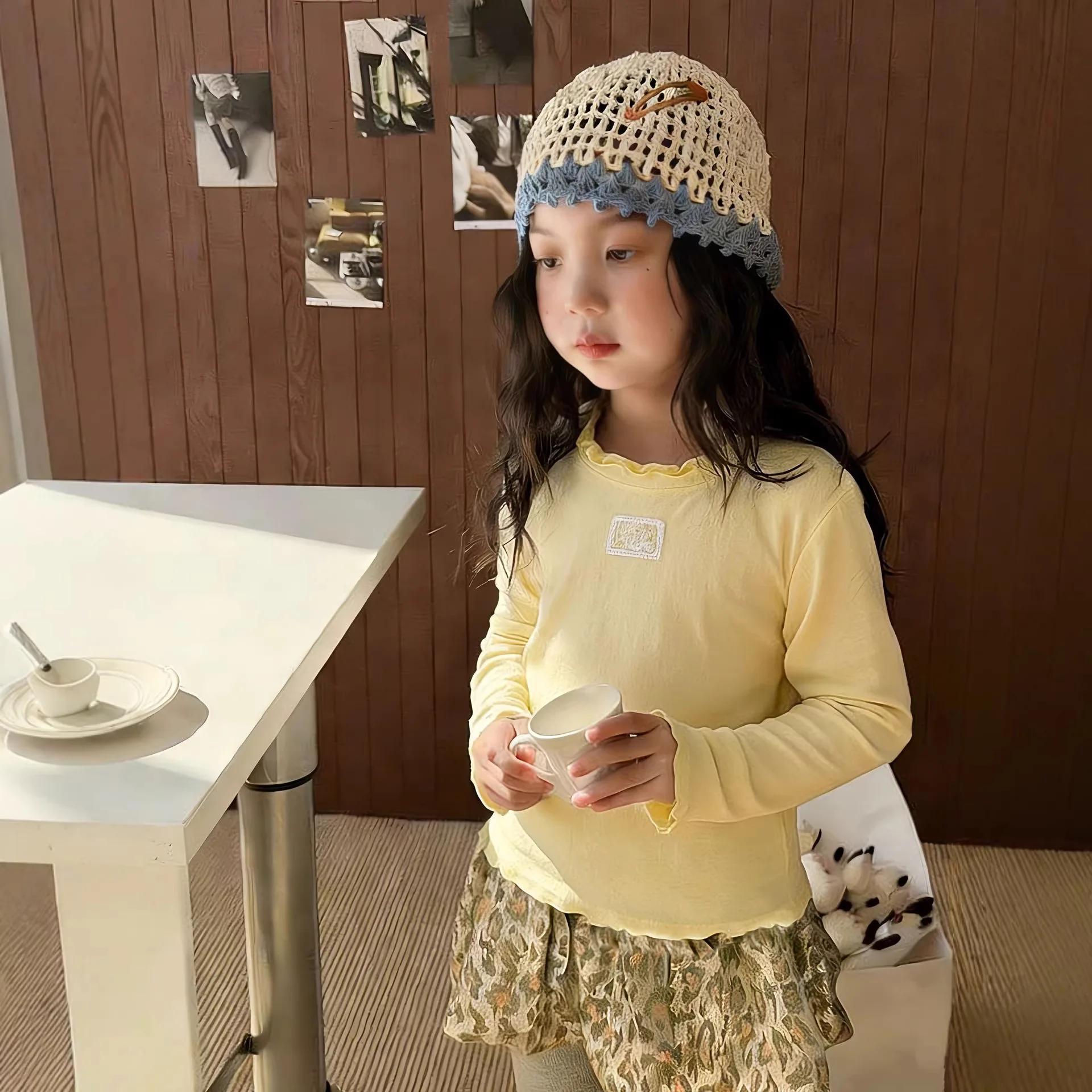 Baby Clothing Labels - Vielseitiges Kinder-Basisshirt Frühjahr 2026 – Neues