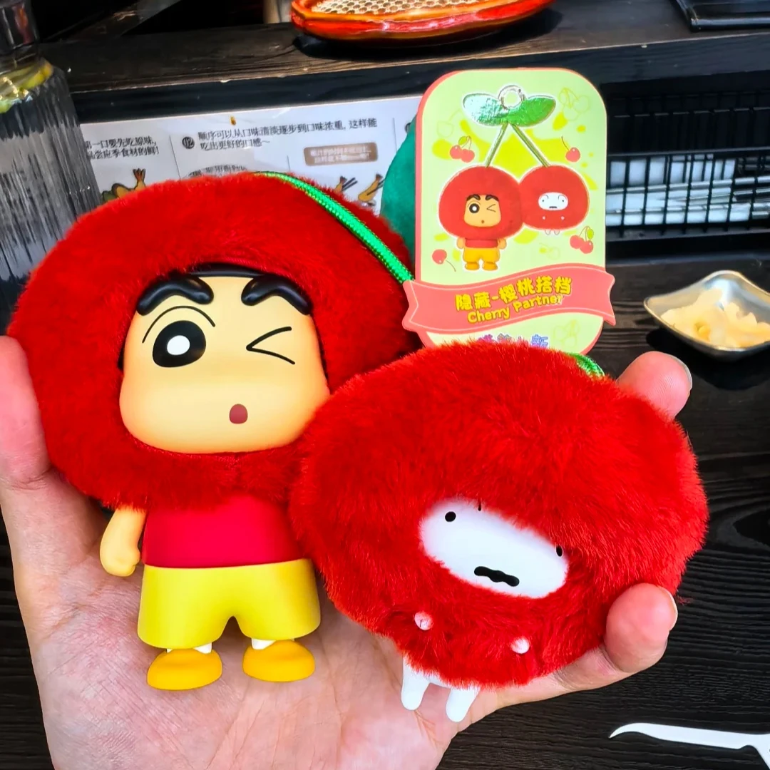 

52 игрушки карандаш Шин Чан фруктовый дом серии виниловый плюшевый кулон для лица слепая коробка игрушка милое украшение для рабочего стола сюрприз подарок на день рождения