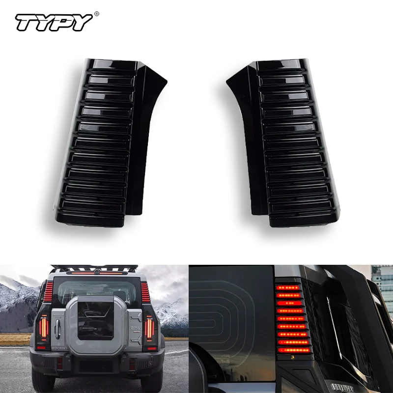 

TYPY Car Lights for Jetour Traveller T2 2023 2024 Car Taillights D-pillar LED Warning Light Side Panel Lights