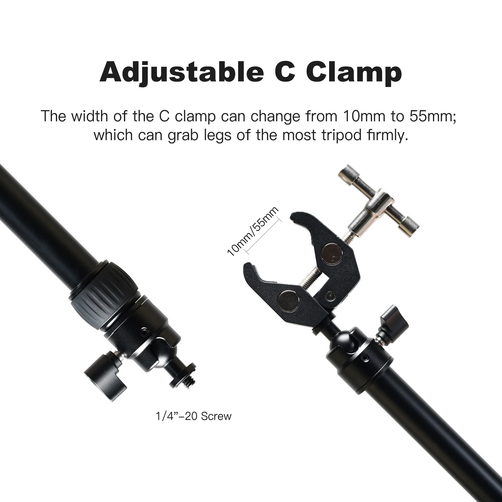 1 pair Camera Video Slider Rail Support Rod for Slider Dolly Rail Track Photography DSLR Camera Stabilizer Tripod Accessories