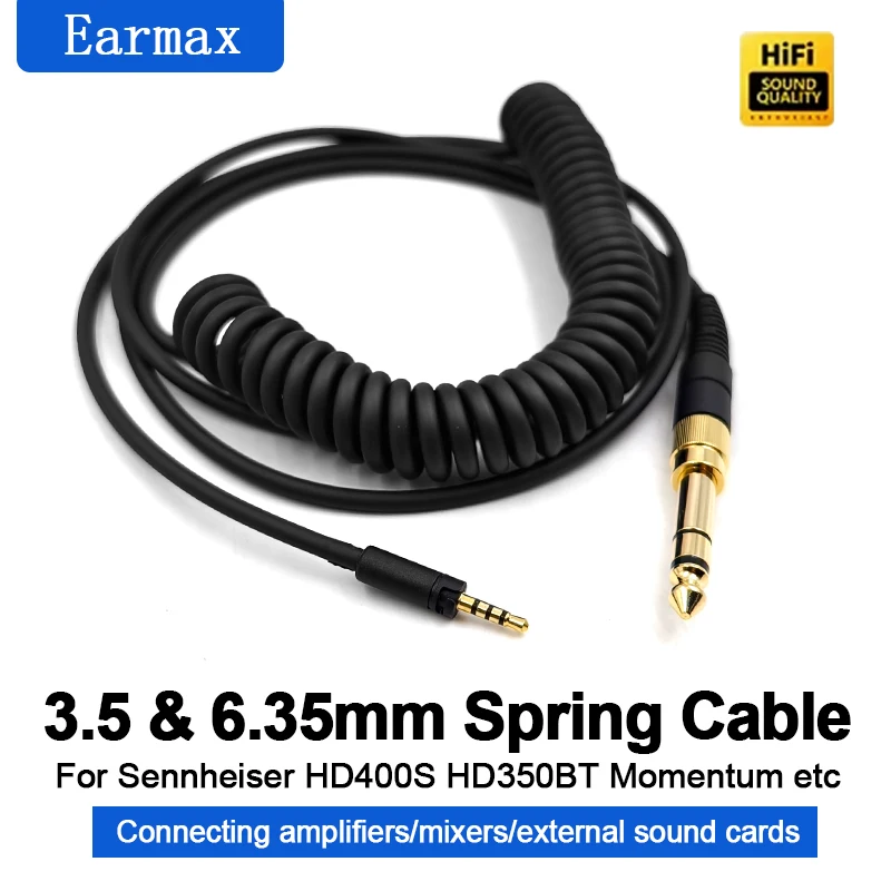 ل HD400S HD450BT HD458BT HD350BT HD4.30 HD4.40BT HD4.40BTNC سماعات قابلة للاستبدال 6.35 مللي متر 3.5 مللي متر التوصيل ترقية كابل
