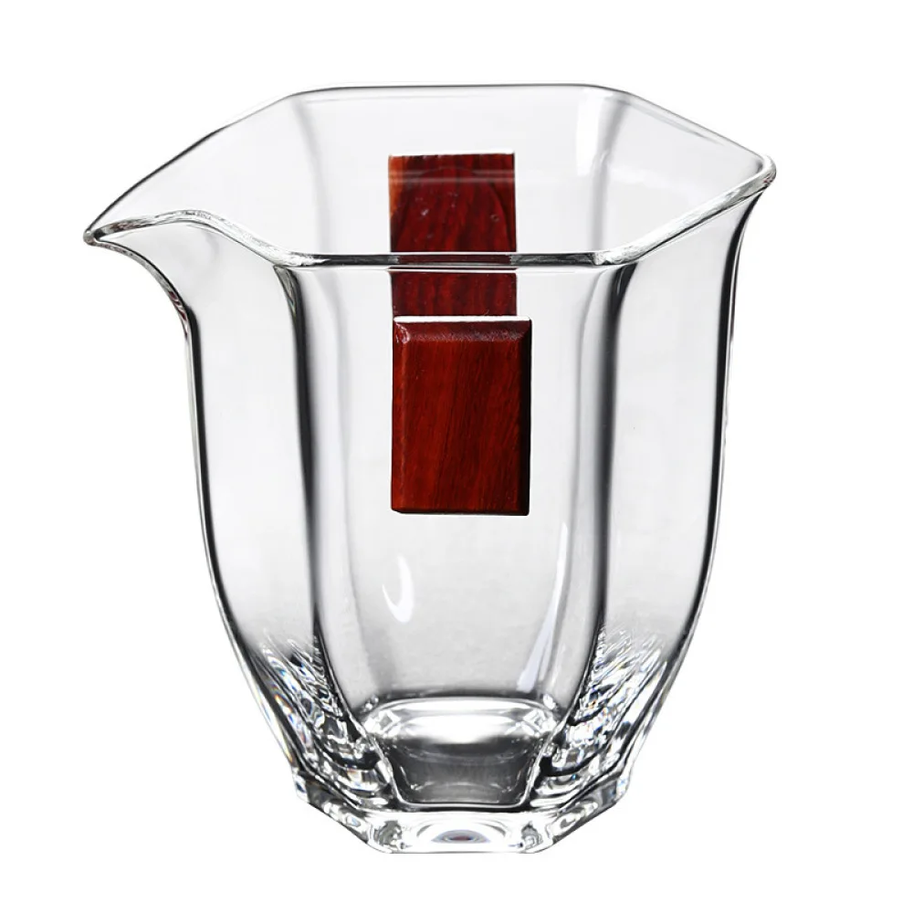 High Borosilicate Glass Fair Cup Kung Fu Tea Pitcher Transparent Teaware Thickened Durable Tea Serving Accessory Tool