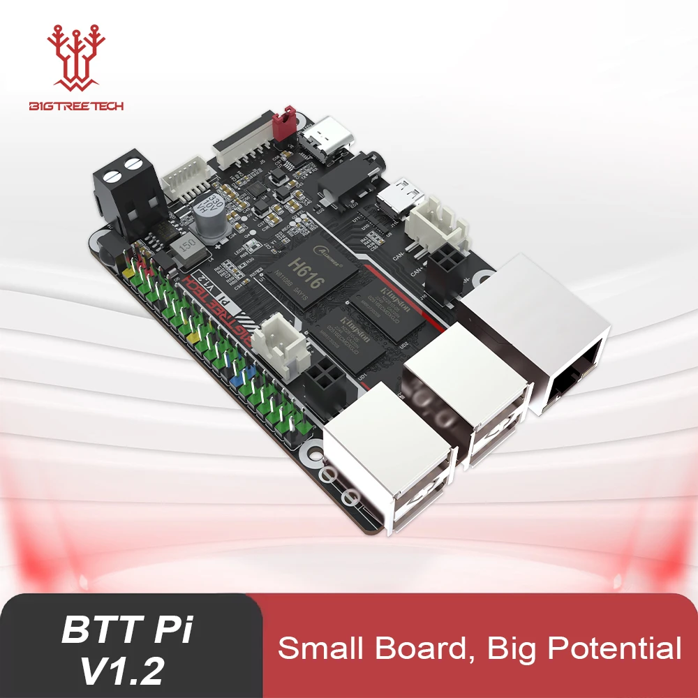 BIGTREETECH BTT PI V1.2 Board U2C Quad Core Cortex-A53 2.4G WiFi 40Pin GPIO VS Raspberry PI 3B Orange Pi For Klipper 3D Printer
