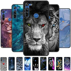 For Motorola Moto G8 Plus Case Black Silicone Cover Case for MOTO G8 Play G 8 Power Lite Fashion TPU Protective Back Cover Shell