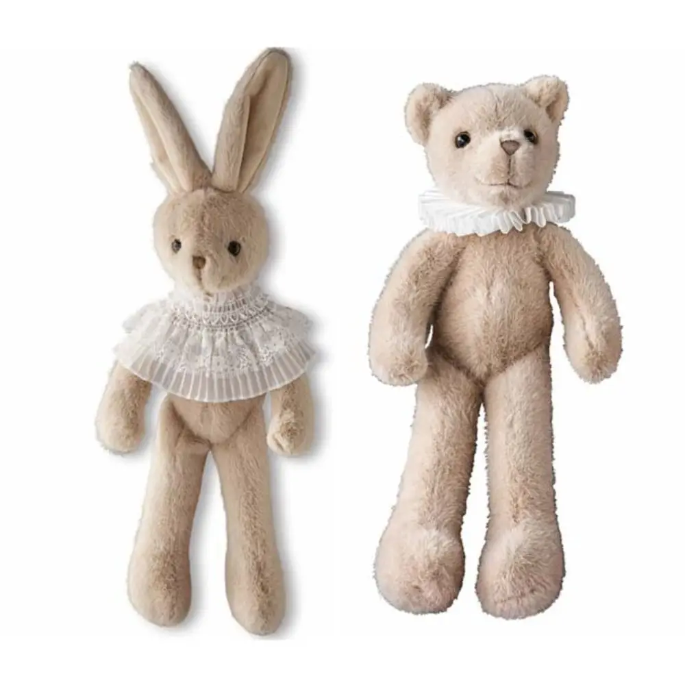 Birthday Gift Long Ears Rabbit Stuffed Animal Home Decor Stuffed Bear With Scarf Bunny Bunny Rabbit Boys and Girls