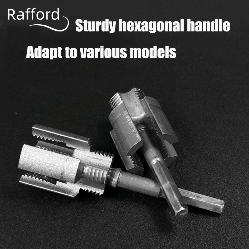 Integrated Internal and External Thread Pipe Threading Tool for 1/2-inch PPR Pipes, with Taps and Dies for Thread Cutting.