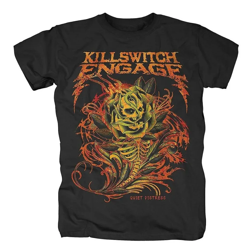 Vtg Killswitch Engage Quiet Distress Cotton Black All Size T Shirt BL108