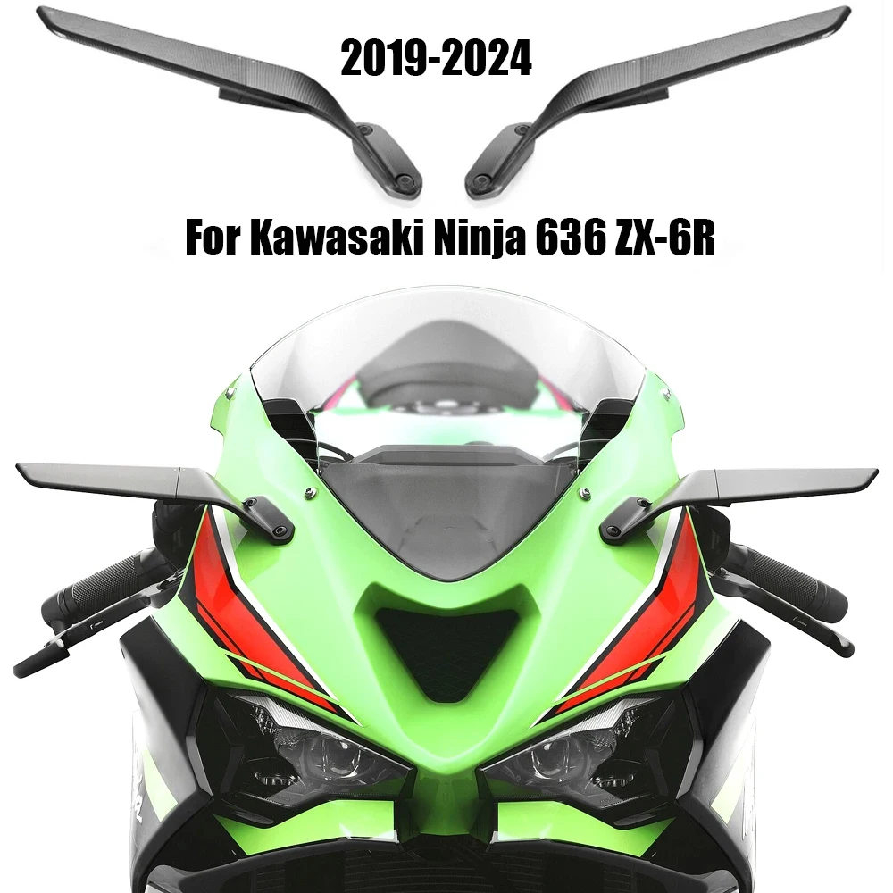 

Для Kawasaki Ninja 636 ZX-6R Ninja 636 ZX-6R 2019-2024 аксессуары для зеркала мотоцикла заднего вида Ninja636 ZX6R