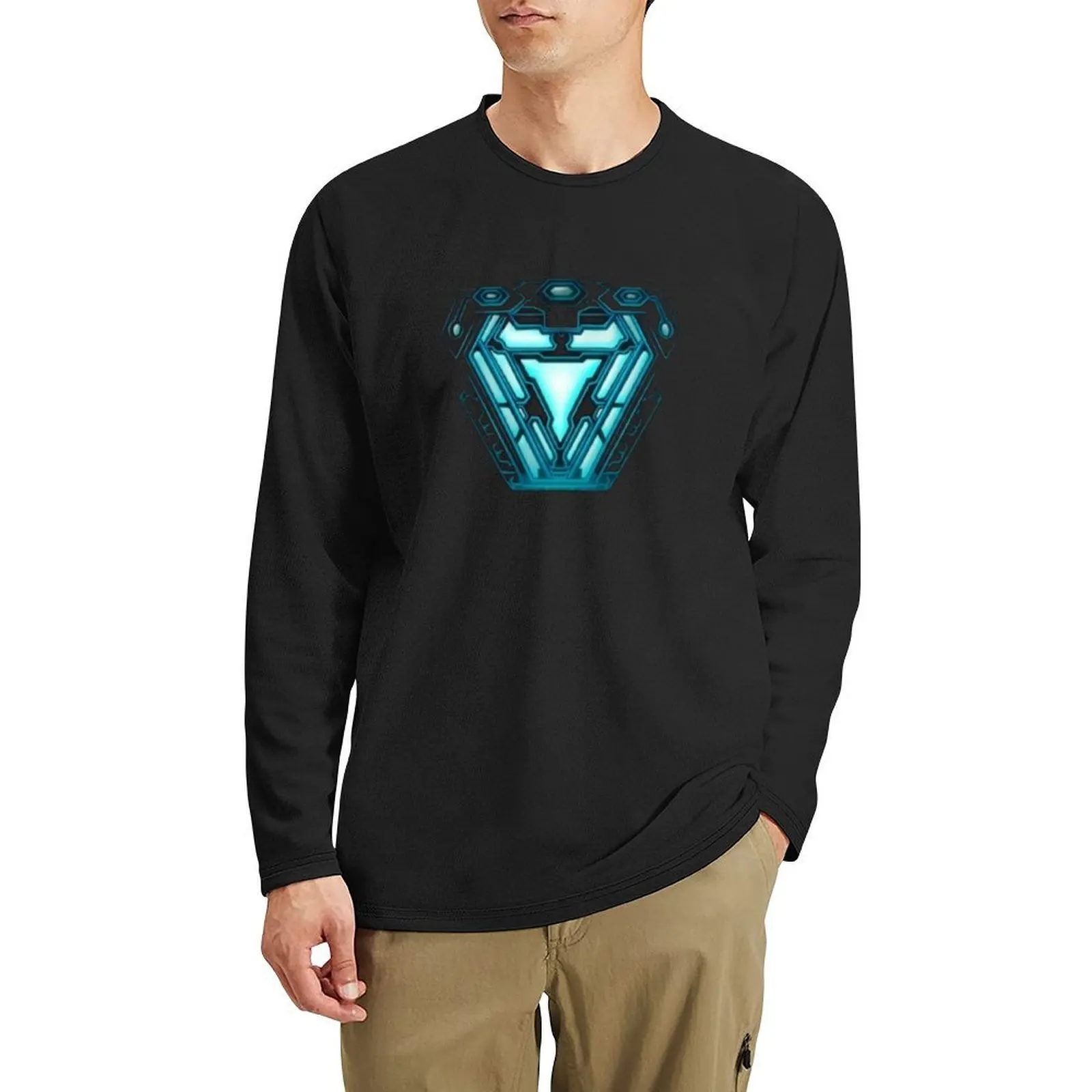 ARC reactor Long T-Shirt sweat shirt customized t shirts animal print shirt for boys mens t shirts casual stylish