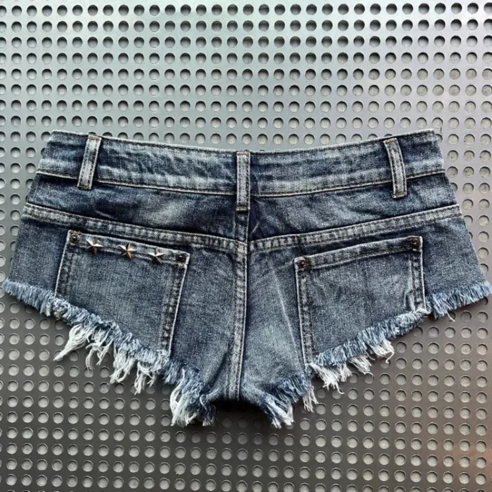 Fashion Sexy Slim Fit Denim Hot Short Pants For Women 2024 Summer New Jeans Shorts Vintage Street Low-waisted Ropa De Mujer