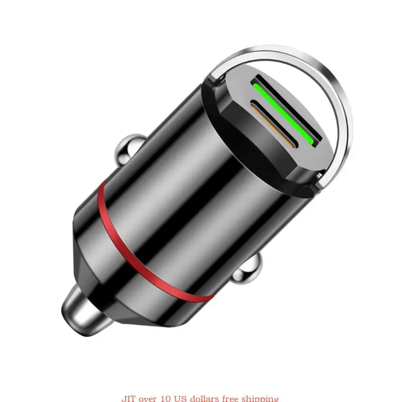 

Mini Car Lighters Fast Charging USB Type C Car Phone Adapter