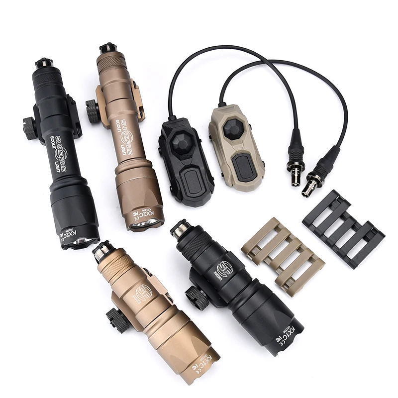 Tactical Lamp Head for Surefire Flashlight with AXON Switch 20mm Picatinny Rail Compatible MLOK Keymod Light Mount for M300/M600 - view 6