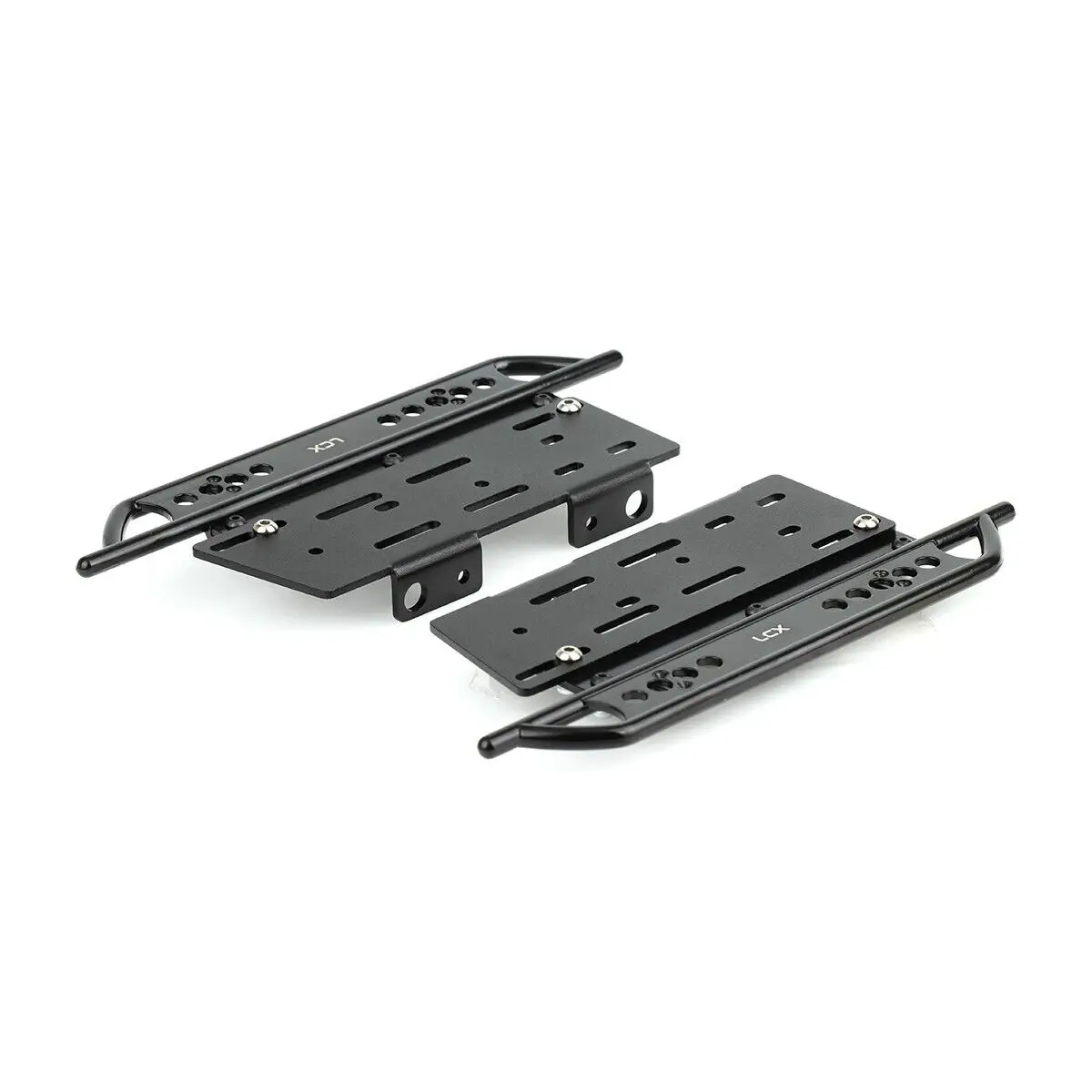 LCX 레이싱 1/10 RC 크롤러, 알루미늄 락 슬라이더, 사이드 스텝 러닝 보드, Axial SCX10 II 90046 90047 업그레이드 액세서리