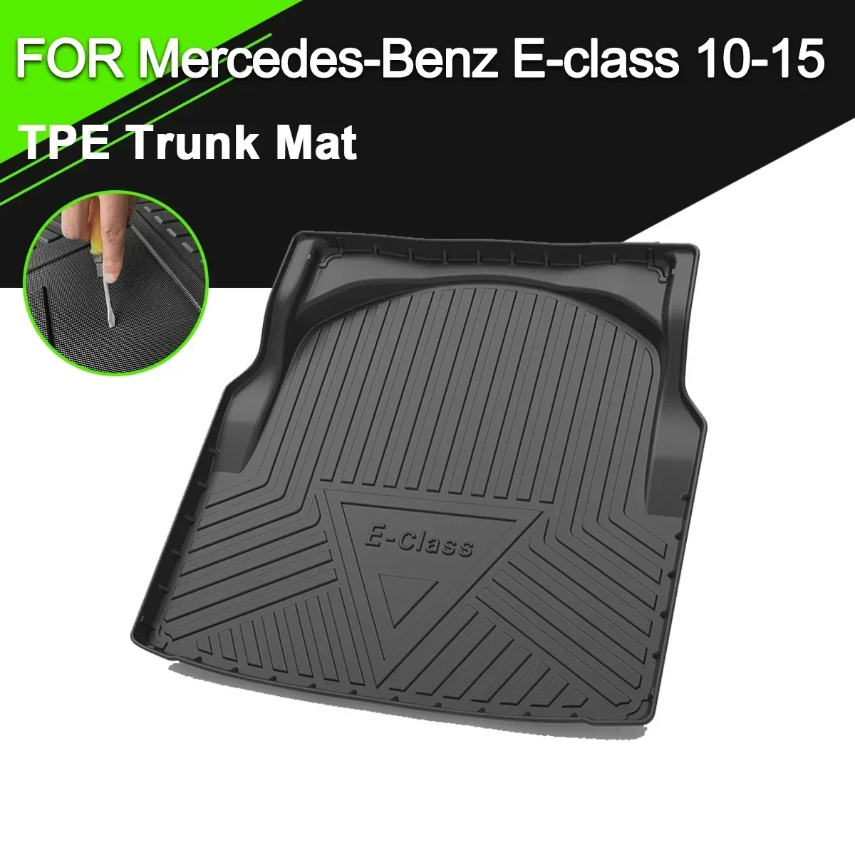

Car Rear Trunk Cover Mat For Mercedes-Benz E Class 2010-2015 TPE Waterproof Non-Slip Rubber Cargo Liner Accessories