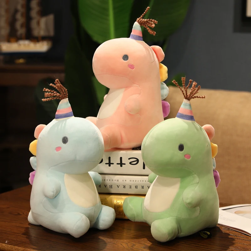 

Kawaii Dinosaur Plush Toy Cute Dragon Plushies Stuffed Animals Candy Dinosaur Doll Soft Kids Birthday Gift