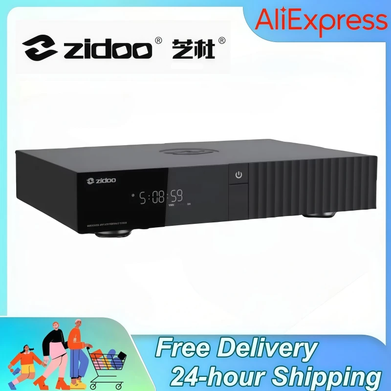 

ZIDOO z3000 PRO UHD Высокопроизводительный многофункциональный процессор 8K S928X-K 64-битный пятиядерный музыкальный плеер A76 + A55