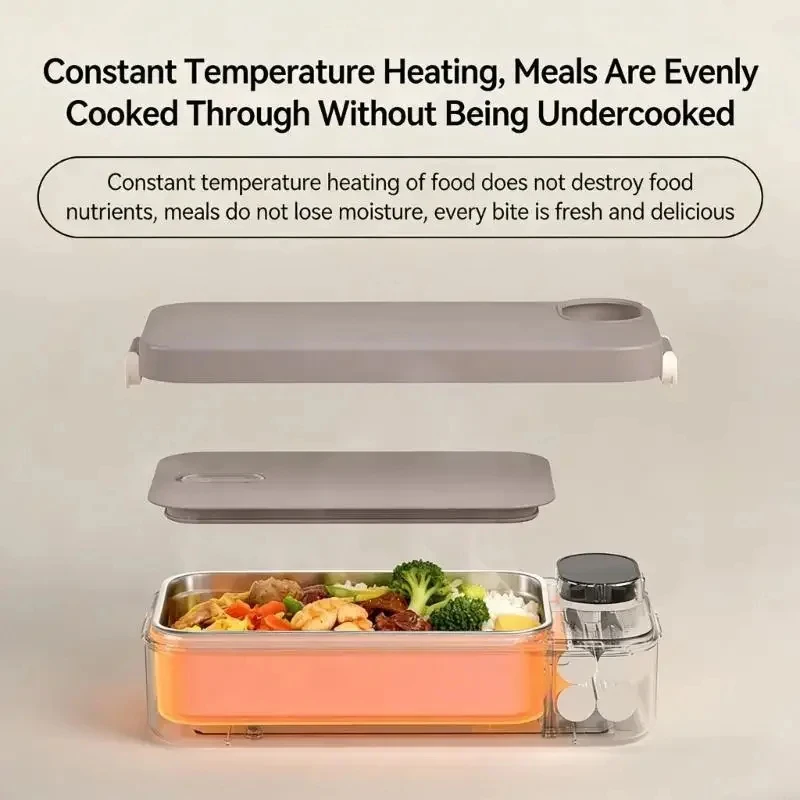Hot USB Electric Lunch Box 900ml Portable Insulated Electric Lunch Box Suitable For Adult Office School Travel 2026 New. image 3