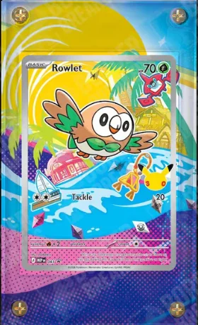 Anime Ptcg Acrylic Psa Display Case for Squirtle Bulbasaur Popplio Tcg Pkm 30Th Anniversary Illustration Rare Card Storage Box view 5