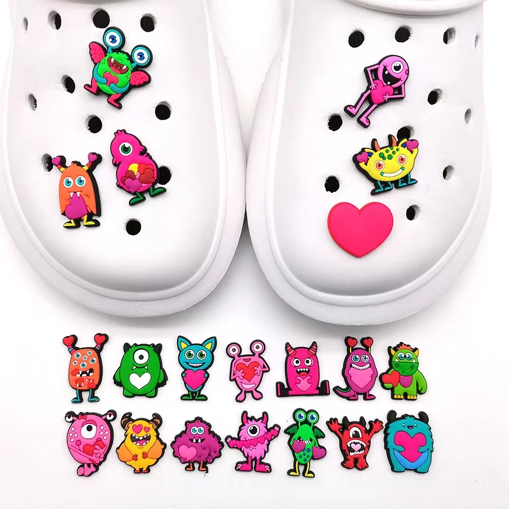 Sapatilhas kawaii para mulher e homem, decoração de sapatos, acessórios para o dia dos namorados, 1 unid.