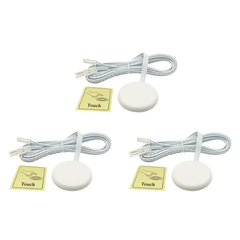 

ABGI-3X Penetrable Wood Panel Wireless Touch Sensor LED Light Switch Hand Control Dimmable Touch Dimmer