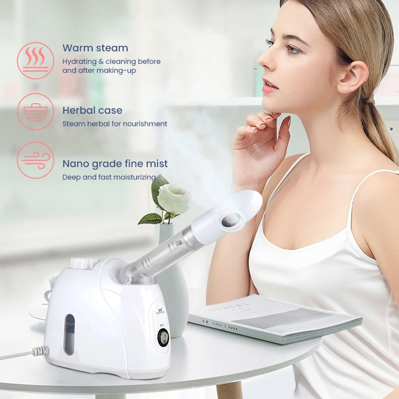 K SKIN Face Steamer Aromatherapy Facial Humidfier Hot Spray can Accelerate Skin Metabolism Unblock Pores