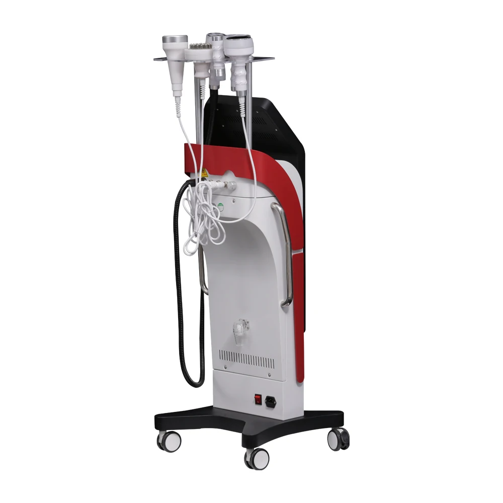 Máquina de adelgazamiento corporal por cavitación por ultrasonido 80k, sistema de vacío de cavitación por radiofrecuencia, 6 asas, equipo para perder peso