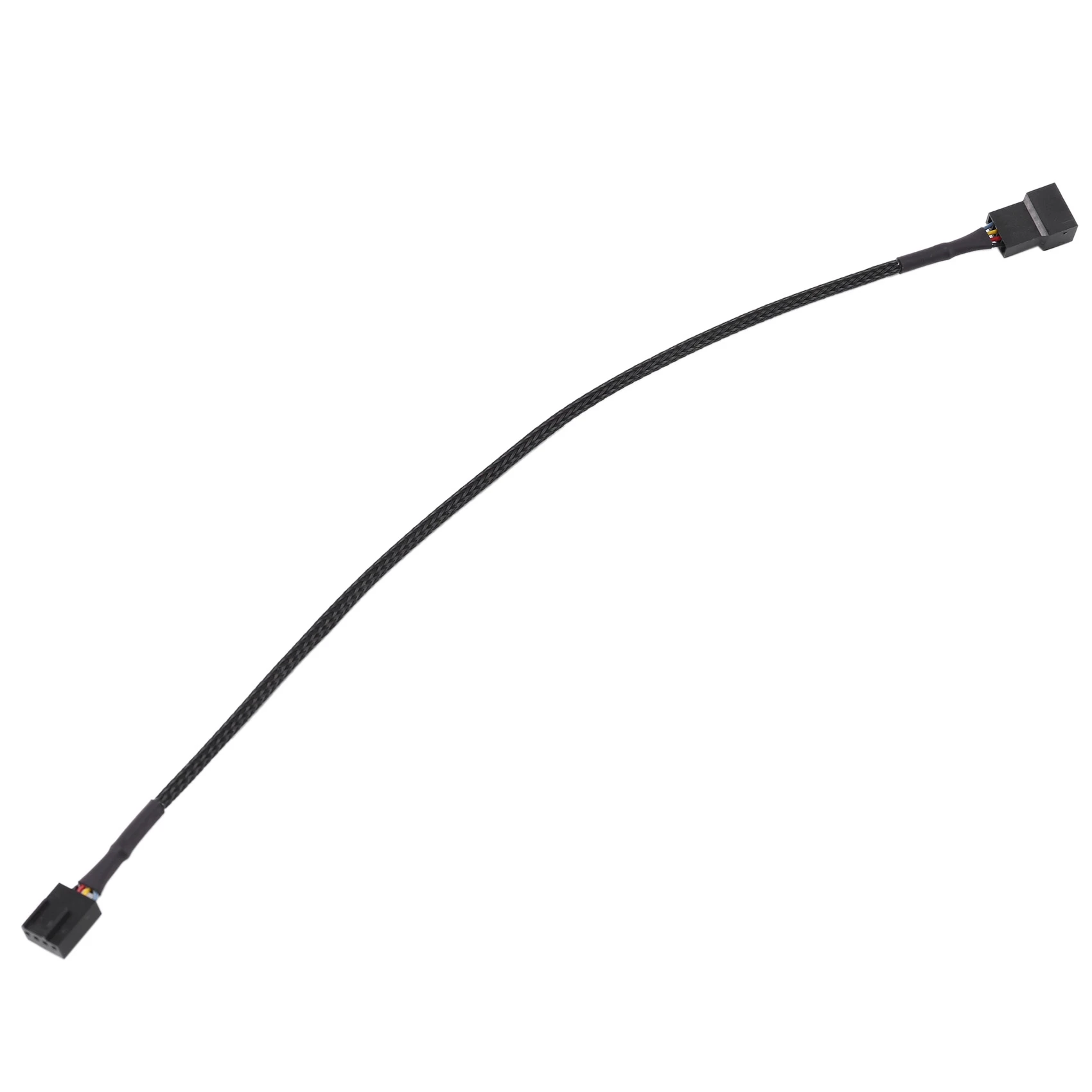 10PCS 4 Pin PWM Fan Extension Power Cable Connector Case Male to Female Extending Cables Compatible with 4 Pin/3Pin Fan