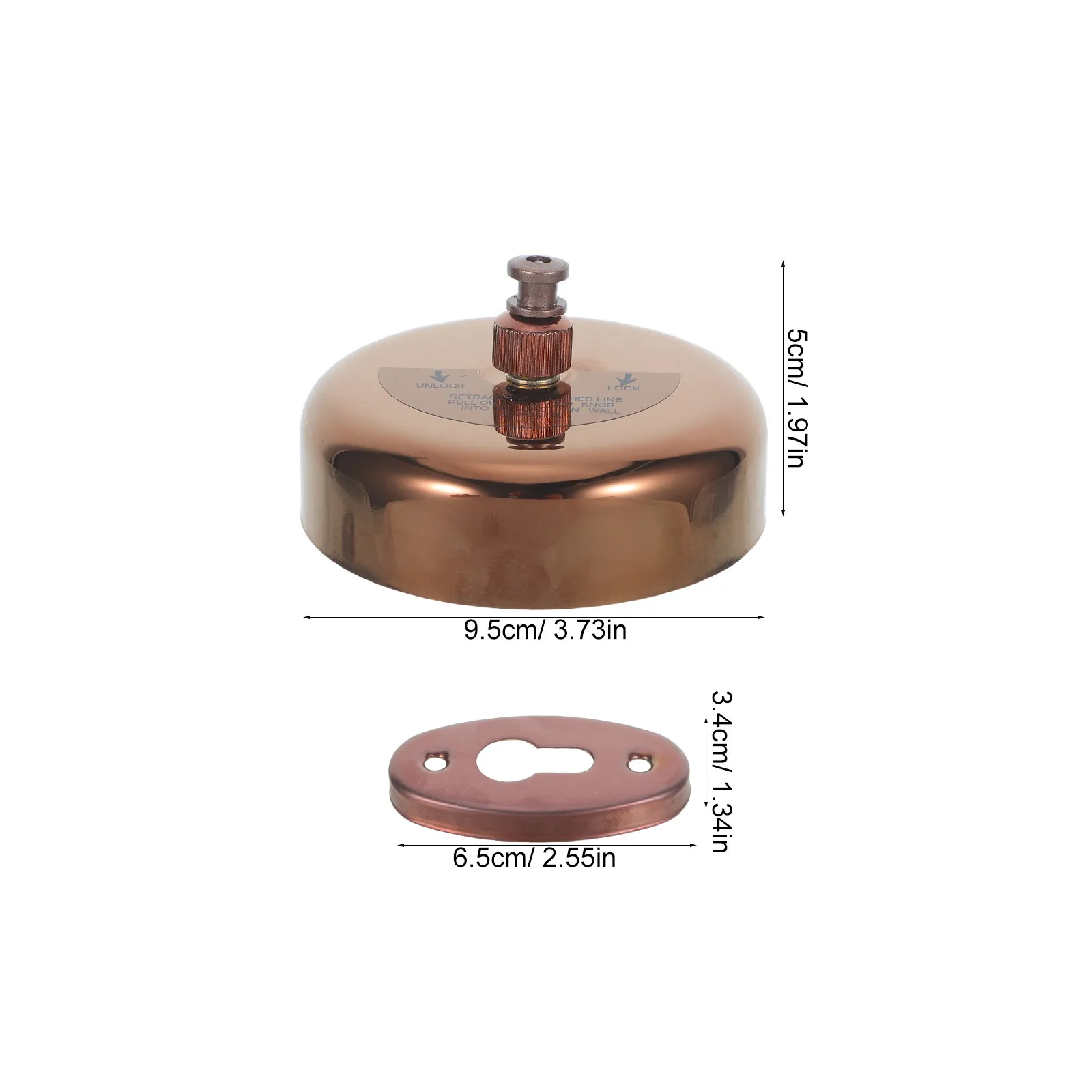 Premium Retractable Clothesline 360 Degree Rotation Smooth Pull Design Rust Proof Metal Housing for Home Garden Use