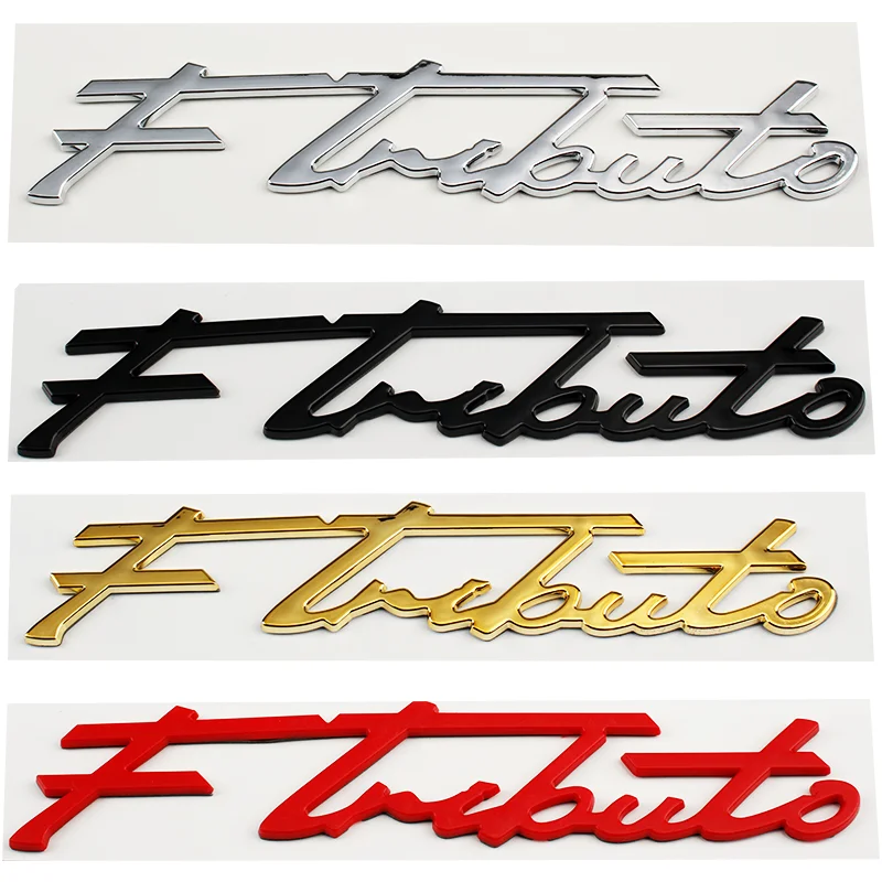 

Car Trunk Fender Door Letters Logo Badge Emblem Decals Sticker For Maserati Ftributo Levante Quattroporte Ghibli Accessories
