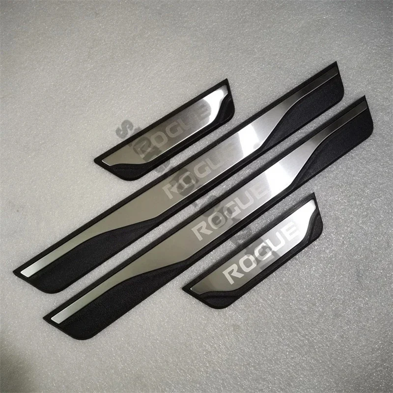 

Car Styling For Nissan Rogue 2014-2019 2020 Original ABS plastic car Scuff Plate/Door Sill Door Sill Scuff Plate Welcome Pedal