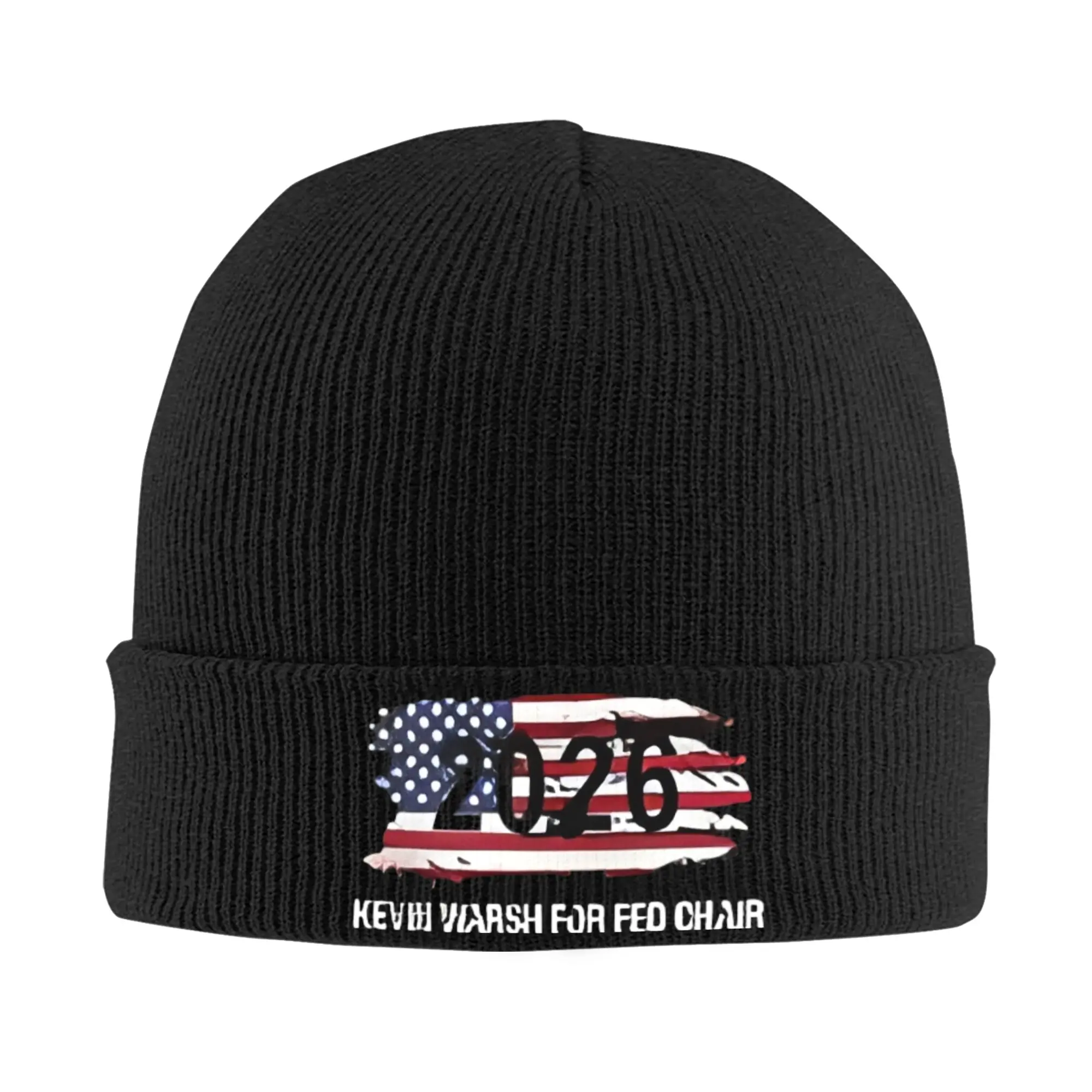 Kevin Warsh 2026 Knit Hat  Casual Caps Unisex Adult Hippie Beanie Hats Winter Design Head Wrap Bonnet Hats