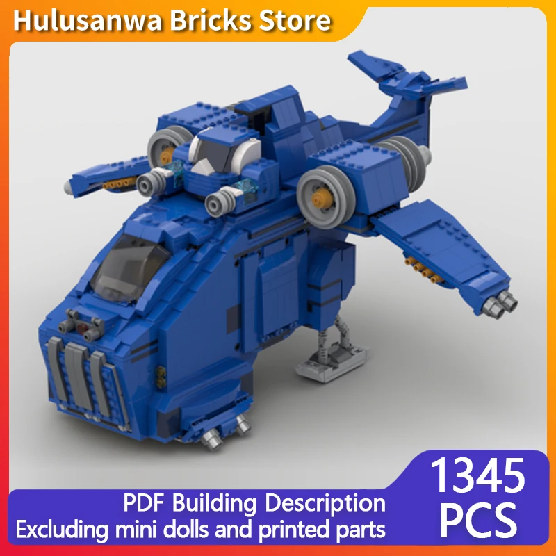 

Popular Games 40K Model Building Moc Bricks Military Aircraft Collection Technology Blocks Gift Modular Christmas Toys DIY Sets