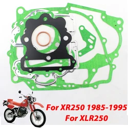 For Honda XR250 XR 250 1985-1995 XLR250 Motorcycle Engine Head Cylinder Block Cover Gasket kit Cylinder Gasket Full Set Overhaul