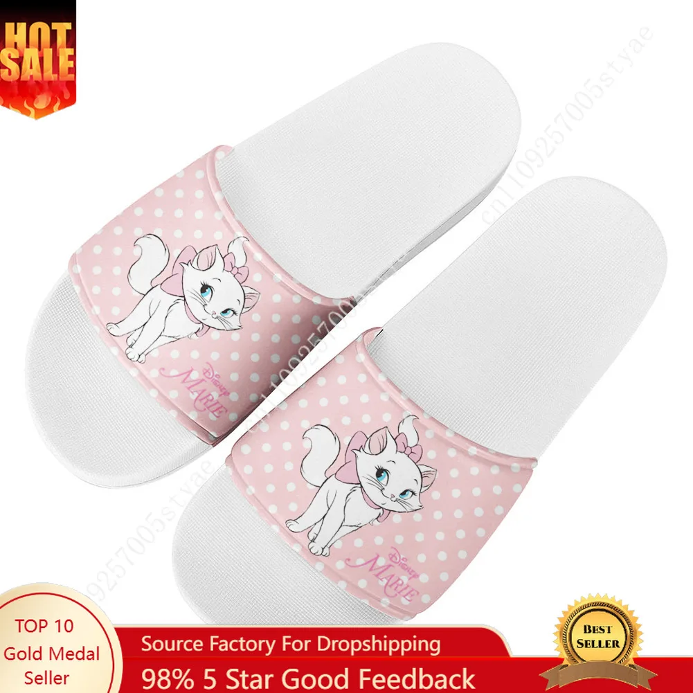 

Disney Marie Cat Home Customized Water Shoes Men Women Bathroom Beach Pool Sandals That Can Be Worn Outside Custom Slipper