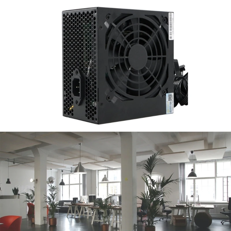 Fuente alimentación Modular para PC para juegos, fuente alimentación nominal 250W, ventilador 120mm, 24 pines, ATX,