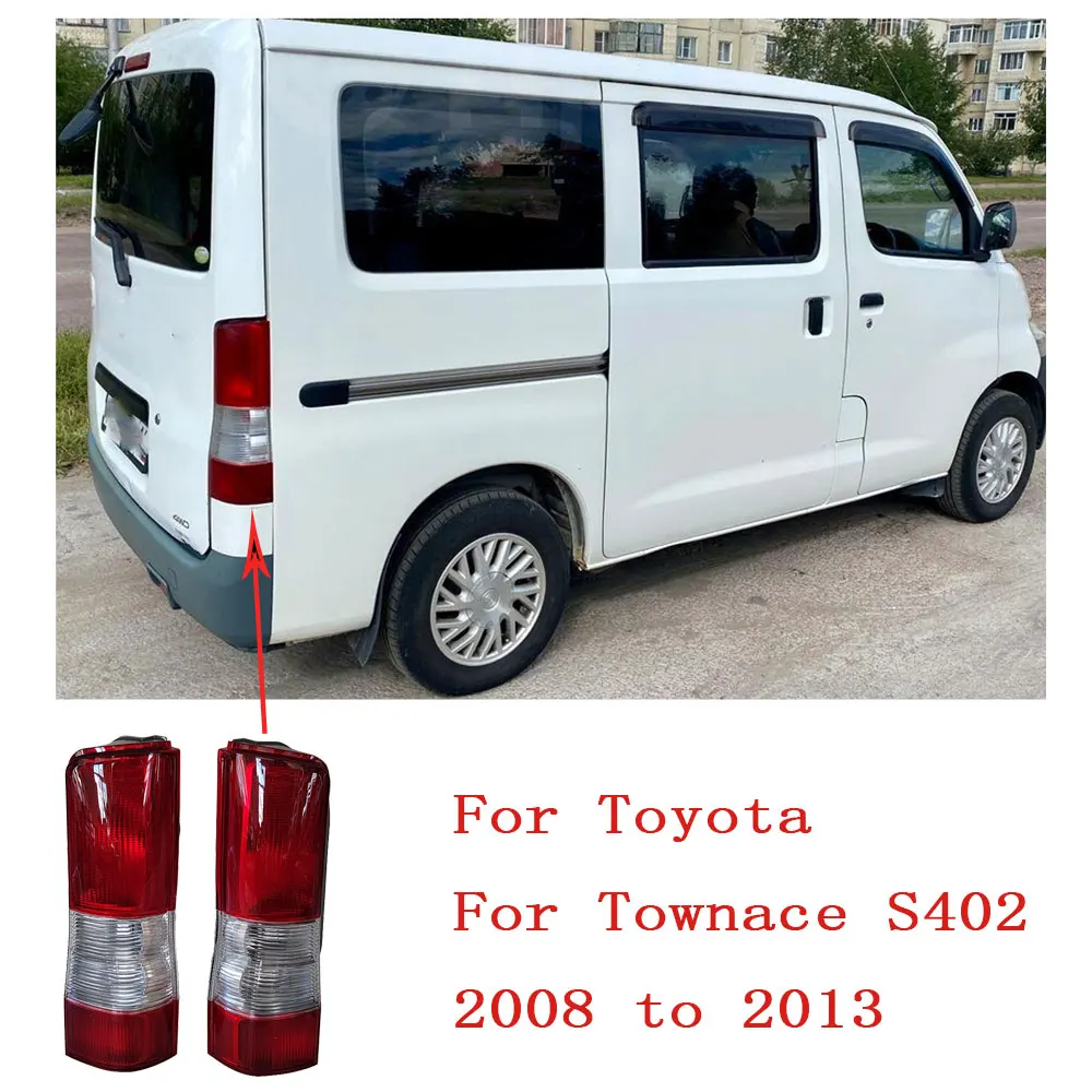 

A Pair Car Taillight Brake Light Turn Signal For Toyota Litace Townace S402 S403 S412 DAIHATSU GRAN MAX 2008 to 2022